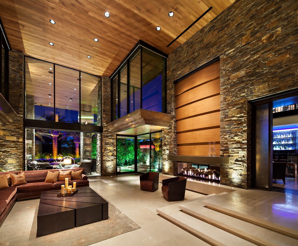 Contemporary Estate - living room