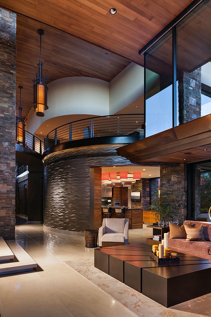 Contemporary Estate - living room
